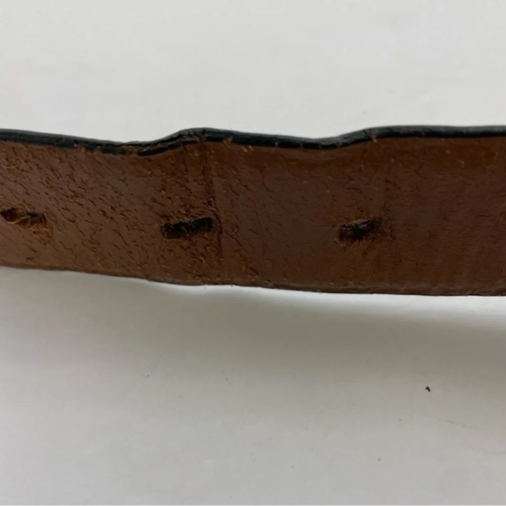 Columbia Tan Leather Braided‎ Woven Size 38 Men’s Belt